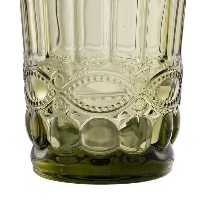 Ixia Vaso Decorativo de Cristal Verde de 345 ml