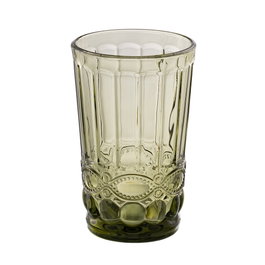 Ixia Vaso Decorativo de Cristal Verde de 345 ml