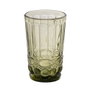 Ixia Vaso Decorativo de Cristal Verde de 345 ml