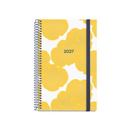 MIQUELRIUS Agenda Anual 2027 Natura Espiral Tapa Extra con Goma Activa