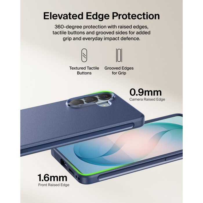 Belkin SheerForce Protect para Samsung Galaxy S26+ - Azul oscuro Belkin SheerForce Protect para Samsung Galaxy S26+ - Azul oscuro