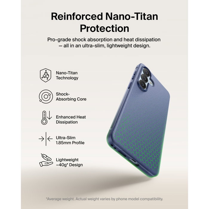 Belkin SheerForce Protect para Samsung Galaxy S26+ - Azul oscuro Belkin SheerForce Protect para Samsung Galaxy S26+ - Azul oscuro