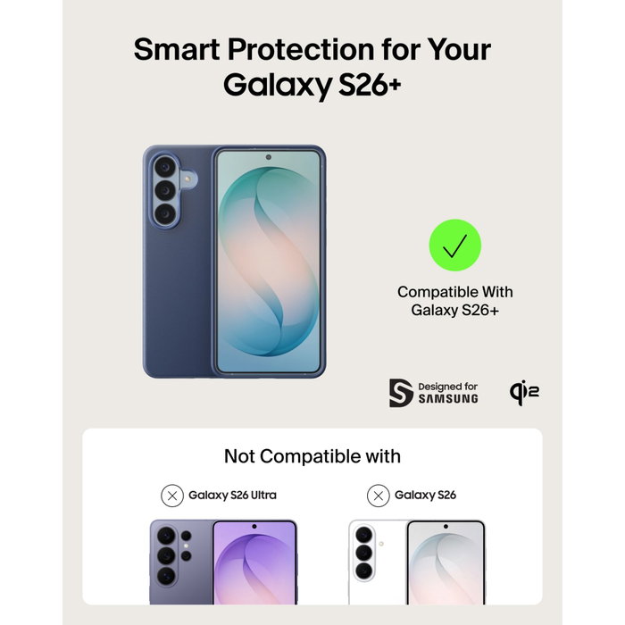 Belkin SheerForce Protect para Samsung Galaxy S26+ - Azul oscuro Belkin SheerForce Protect para Samsung Galaxy S26+ - Azul oscuro