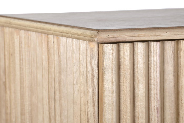 Mueble de TV DKD Home Decor Dorado Marrón claro 120 x 40 x 80 cm Madera de Paulonia Madera MDF