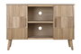 Mueble de TV DKD Home Decor Dorado Marrón claro 120 x 40 x 80 cm Madera de Paulonia Madera MDF