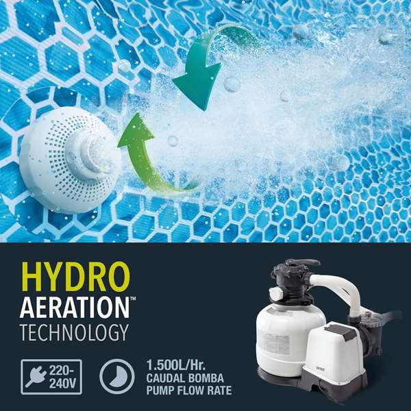 Intex Piscina Ultra Xtr Rectangular 549x274x132 cm con Bomba ARE