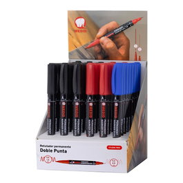 Medid Marcador Marcador Permanente Doble Punta 0,2/0,5 mm Colores Surtidos - Expositor 48 uds
