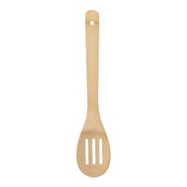 San Ignacio Cuchara Ranurada Experto de Bambú, 30 cm x 6 cm, Utensilio de Cocina