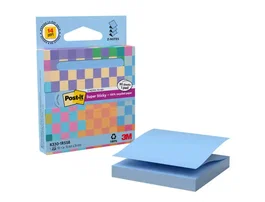 Post-It Dispensador de Cartón 90 Hojas Z-Notes Reciclado Super Sticky 76x76 Mm Azul Lavado R330-1RSSB 7100399315