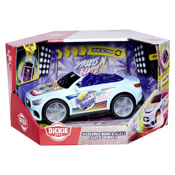 Smoby Coche Beatz Spinner Clase E 23 cm con Luz y Sonidos Juguete para Niños