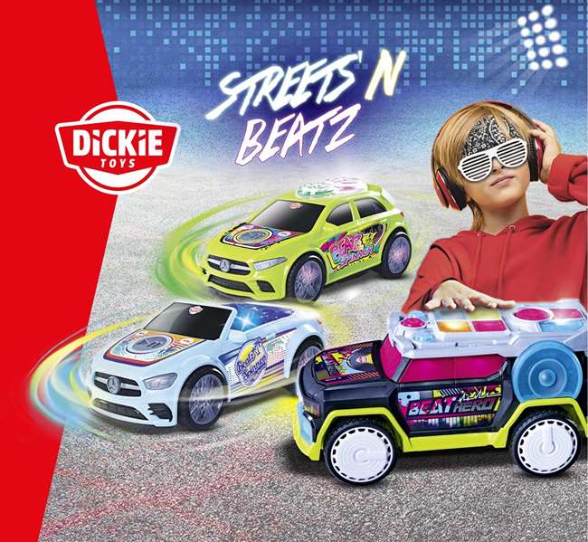 Smoby Coche Beatz Spinner Clase E 23 cm con Luz y Sonidos Juguete para Niños