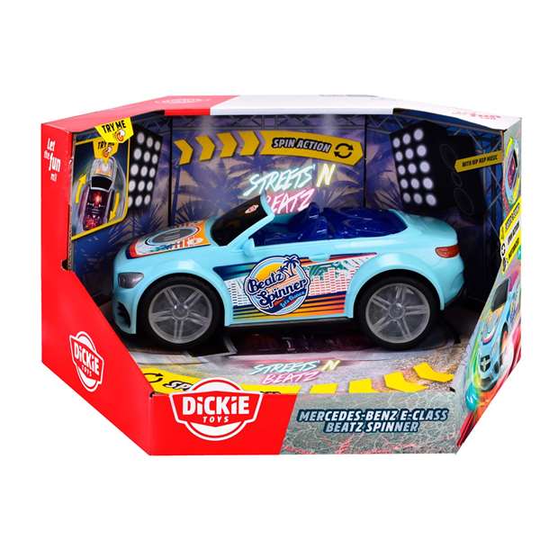Smoby Coche Beatz Spinner Clase E 23 cm con Luz y Sonidos Juguete para Niños