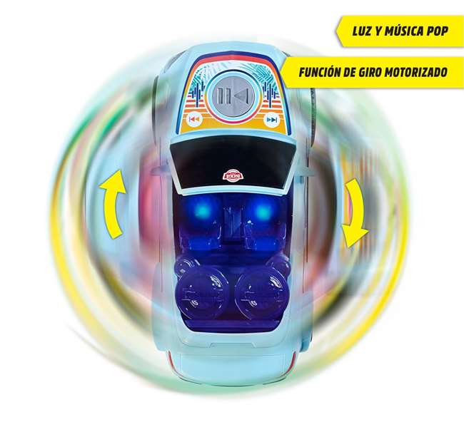 Smoby Coche Beatz Spinner Clase E 23 cm con Luz y Sonidos Juguete para Niños