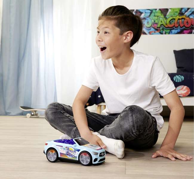 Smoby Coche Beatz Spinner Clase E 23 cm con Luz y Sonidos Juguete para Niños