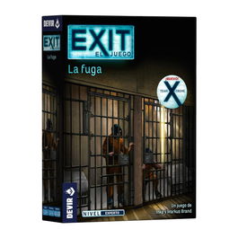 Devir EXIT: La Fuga - Juego de Mesa Escape Room Cooperativo para 1-4 Jugadores, Dificultad Media, 60 Minutos, Edad +10, Español