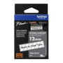 Brother TZE-S131 Cinta laminada 12mm Transparente/negro