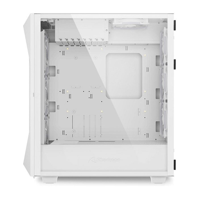 Sharkoon REV300 Torre PC Blanca Cristal Templado ATX EATX Micro-ATX Mini-ITX para Gaming