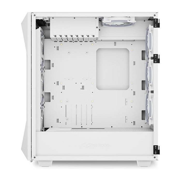 Sharkoon REV300 Torre PC Blanca Cristal Templado ATX EATX Micro-ATX Mini-ITX para Gaming