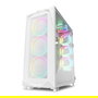 Sharkoon REV300 Torre PC Blanca Cristal Templado ATX EATX Micro-ATX Mini-ITX para Gaming