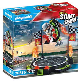 PLAYMOBIL Air Stuntshow Mochila Propulsora 70836 Juguete para Niños +5 Años