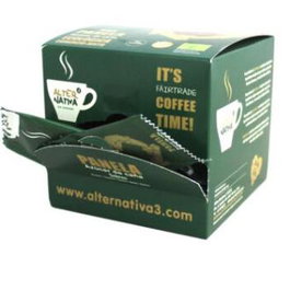 Alternativa 3 Azucarillos De Caña Panela Ecuador 50 Sobres Bio Ecológico Comercio Justo Sabor Miel Bajo Índice Glucémico