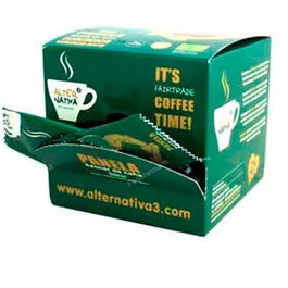 Alternativa 3 Azucarillos De Caña Panela Ecuador 50 Sobres Bio Ecológico Comercio Justo Sabor Miel Bajo Índice Glucémico