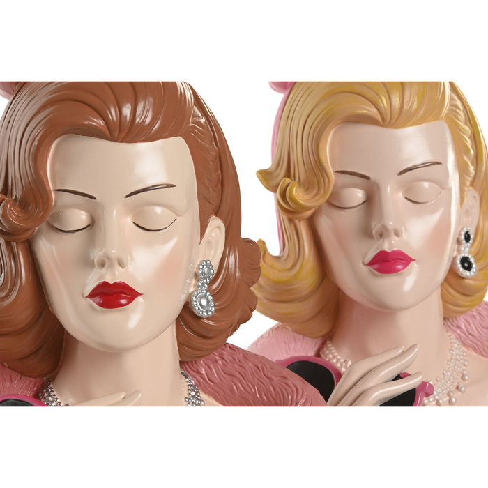 DKD Home Decor Figura de Resina Surtida Chica