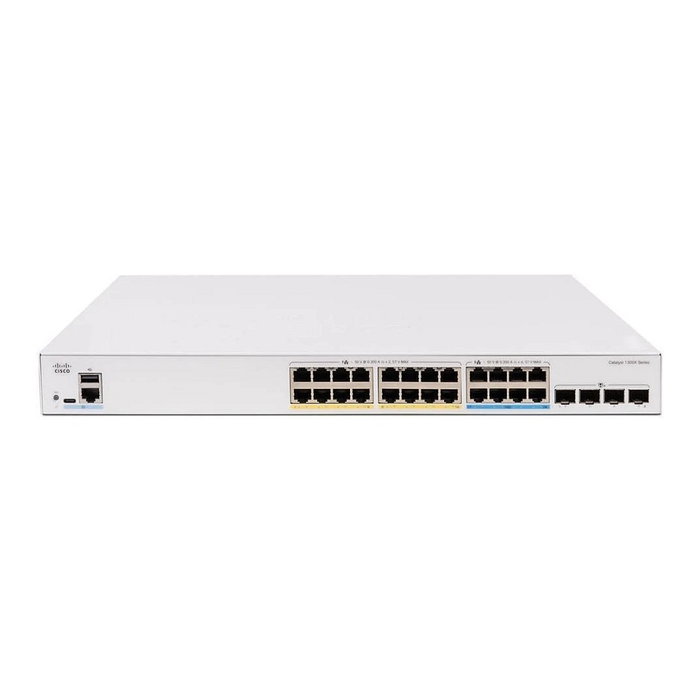 Cisco Catalyst C1300X-24MU-4X Switch L3 Gestionado con 24 Puertos 10G y PoE Cisco Catalyst C1300X-24MU-4X Switch L3 Gestionado con 24 Puertos 10G y PoE