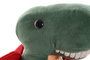 DKD Home Decor Peluche de Dragón Verde y Rojo Colección Sant Jordi