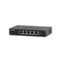 NETGEAR MS305-100EUS Switch de Escritorio Multi-Gigabit No Administrado, 5 Puertos (100/1000/2500 Mbps) Ethernet, Montaje en Pared, Negro