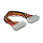 DeLOCK Cable de alimentación interna ATX 24-pin 0,22 m