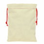 Safta Saquito Plano Osito Beige Felices Fiestas 26x34x1cm