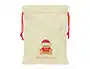 Safta Saquito Plano Osito Beige Felices Fiestas 26x34x1cm