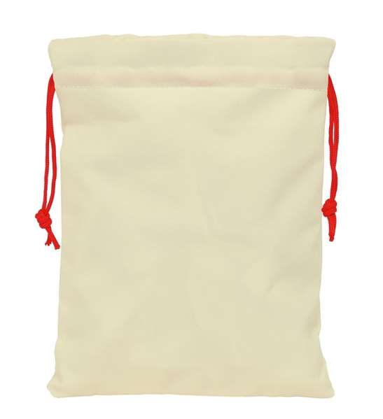 Safta Saquito Plano Osito Beige Felices Fiestas 26x34x1cm