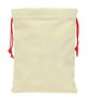 Safta Saquito Plano Osito Beige Felices Fiestas 26x34x1cm