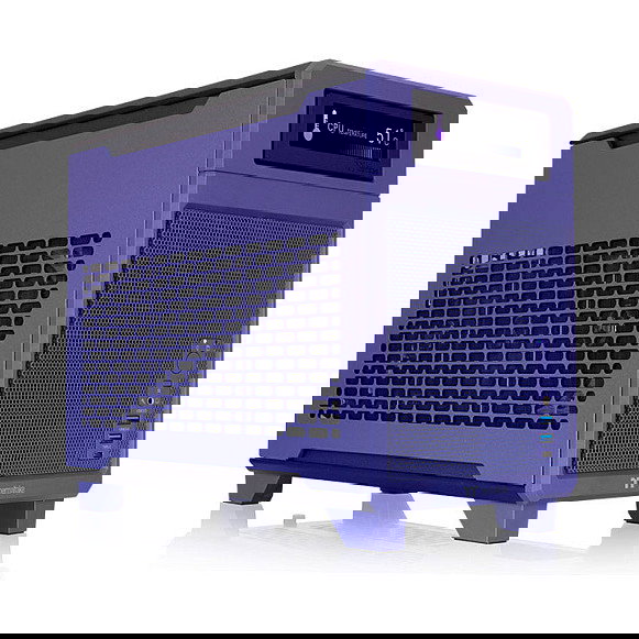 Thermaltake TR100 Future Dusk Mini Tower PC Violeta Mini-ITX SPCC Acero Filtro Anti-polvo