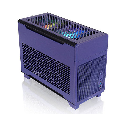 Thermaltake TR100 Future Dusk Mini Tower PC Violeta Mini-ITX SPCC Acero Filtro Anti-polvo
