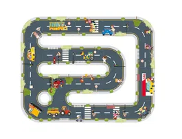 Imaginovo Puzle Infantil Madera Ciudad de Carretera +3 Años 21 Piezas 22x22x6.4cm