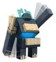 Mattel Minecraft Dungeons II Figura con Luz y Sonido Twisted Warden