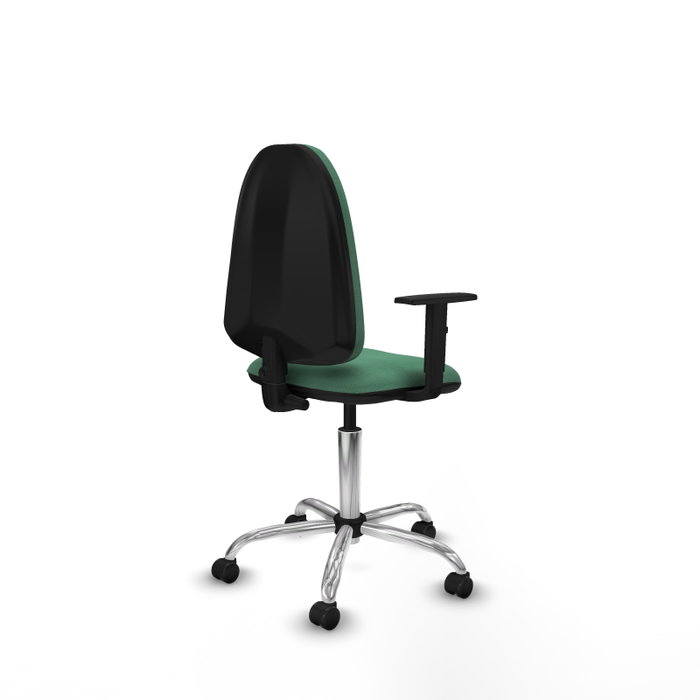 PIQUERAS Y CRESPO Silla de oficina Aýna Verde esmeralda con Base cromada PIQUERAS Y CRESPO Silla de oficina Aýna Verde esmeralda con Base cromada