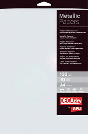 APLI Papel Metalizado A4 130g Perla