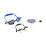 Poessa Lentes de Natación de Silicona para Adulto con Efecto Metalizado