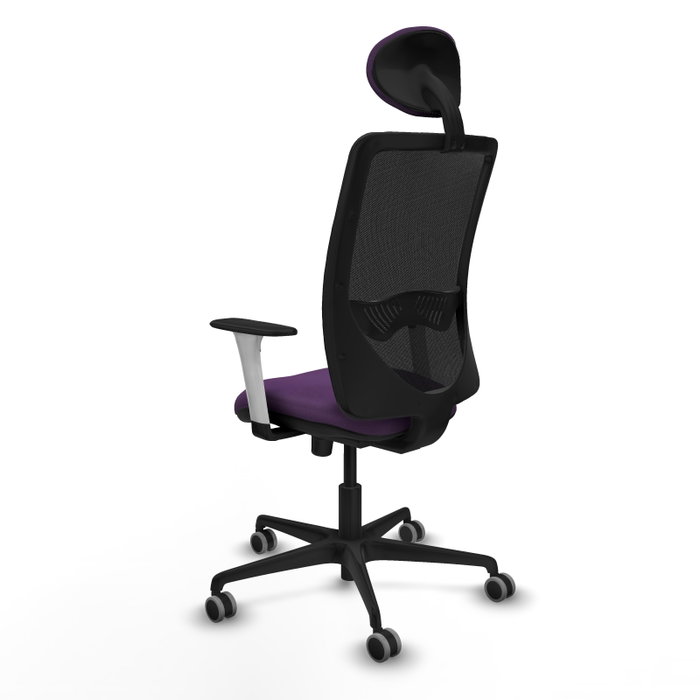 PIQUERAS Y CRESPO Silla de oficina Zulema Morada con Mecanismo Sincro