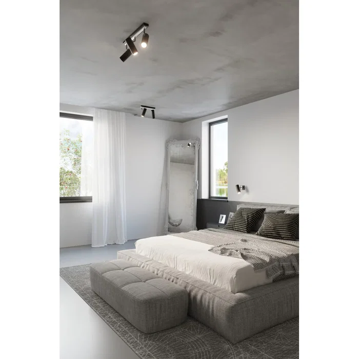 SOL Lámpara de Techo Direzione Modelo SL.0499, Pantalla en Forma de Cilindro, Diseño Atemporal para Hogar u Oficina