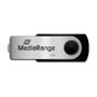 MEDIARANGE MR907 B USB Flash Drive 4 GB Negro, Plata