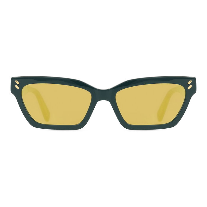 Stella McCartney SC40067I-96G Gafas de sol verde con cristal amarillo Stella McCartney SC40067I-96G Gafas de sol verde con cristal amarillo