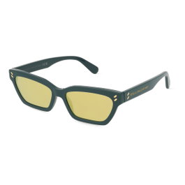 Stella McCartney SC40067I-96G Gafas de sol verde con cristal amarillo