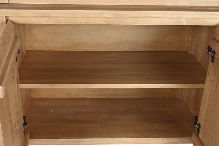 DKD Home Decor Libreria Alpino 200 x 45 x 220 cm Pino y Metal