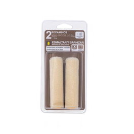 BARBOSA Recambios de Mini-Rodillo Velour de 6 cm (2 unidades)