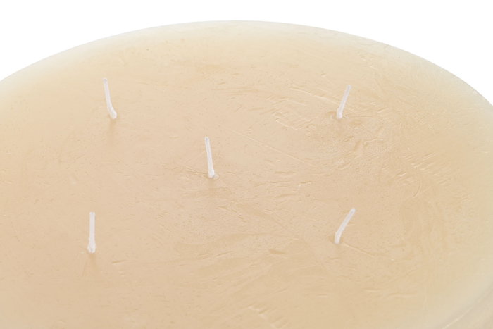 DKD Home Decor Vela Basicos Crema 25 x 10 x 25 cm